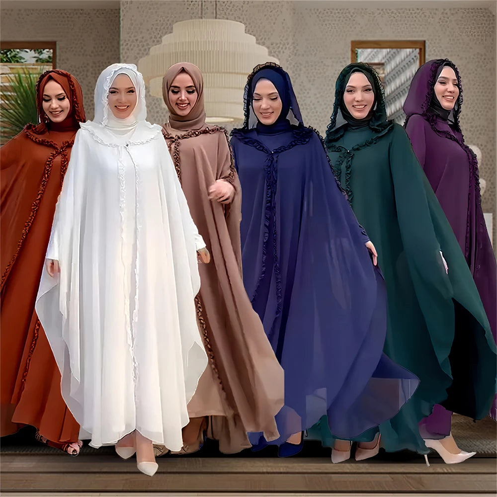 Khimar-klänning Abya – hel täckande