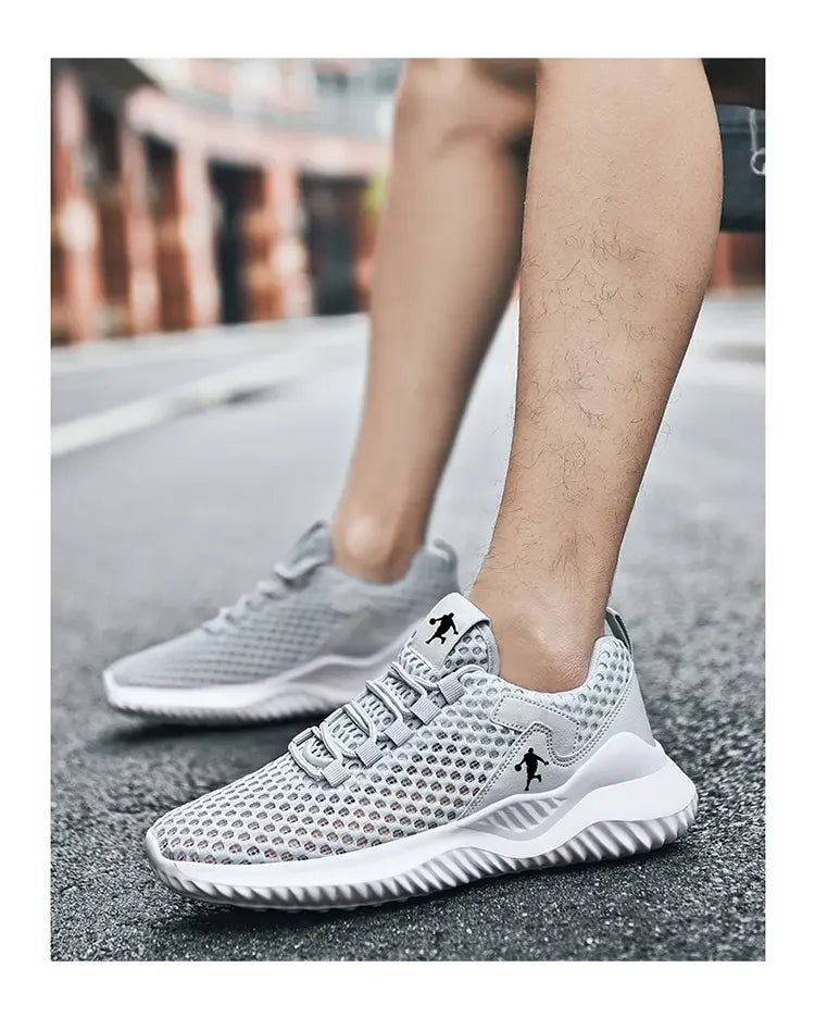 Vita Sneakers Unisex – Lätta & Andningsbara Skor för Vardag och Träning
