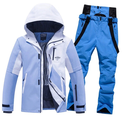 Waterproof Ski Suit Sets for Men and Women, Pullover, Snow Costume, Jacket and Pant, Outdoor Clothing, Snowboarding, Winter