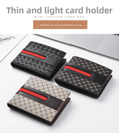 Slimmad Handvävd Läderplånbok för Män – Trendig, Smart & Lätt | Eurosane™ 2025