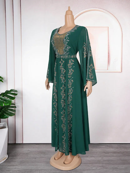 Lyxig abaya/kaftan - Klänning