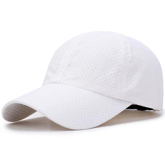 Hat Men Spring Summer Solid Color Mesh Cap Baseball Cap Women Autumn Korean Edition Sunscreen Hat Mesh Breathable Peaked Cap