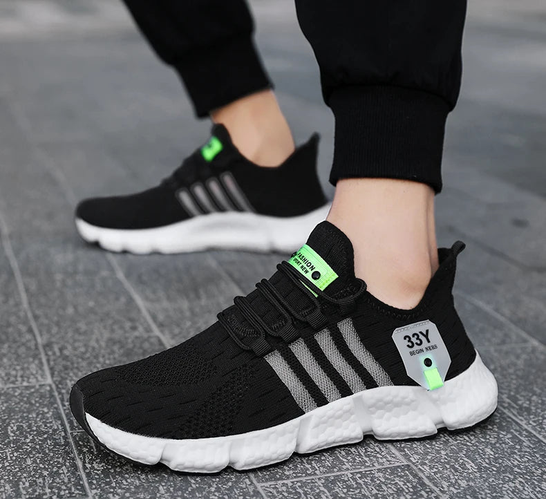 Herr sneakers – Andningsbara sportskor för promenad & träning