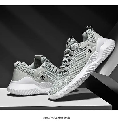 Vita Sneakers Unisex – Lätta & Andningsbara Skor för Vardag och Träning