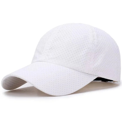 Hat Men Spring Summer Solid Color Mesh Cap Baseball Cap Women Autumn Korean Edition Sunscreen Hat Mesh Breathable Peaked Cap
