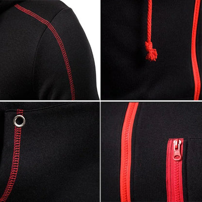 Herr tracksuit – 2-delad hoodie & byxor med print