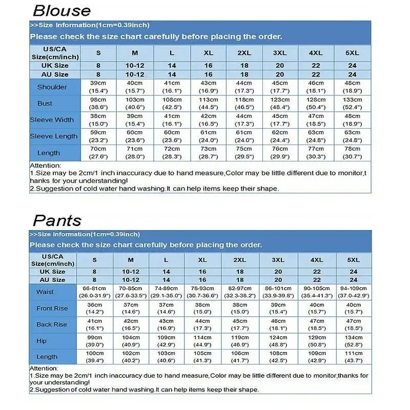 Eid 2-delat Set för Kvinnor – Blus & Vida Byxor