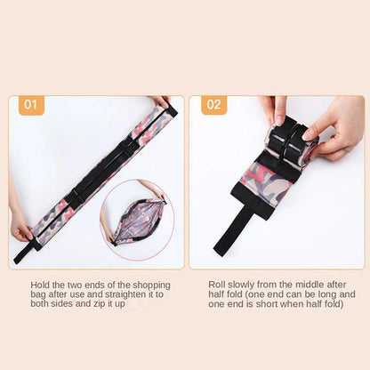 Foldable Storage Bag With Handle Portable Travel Camouflage Handbags Large Capacity Shopping Bag