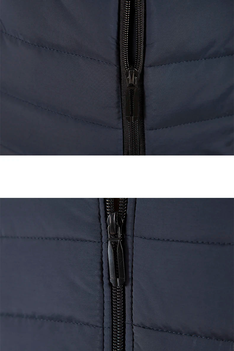 Men Coat Fleece Cardigan Stand Collar Breathable Thicken Warm Knittde Sweater Men Winter Casual Contrast Colors Patchwork Jacket