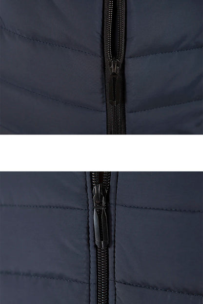 Men Coat Fleece Cardigan Stand Collar Breathable Thicken Warm Knittde Sweater Men Winter Casual Contrast Colors Patchwork Jacket