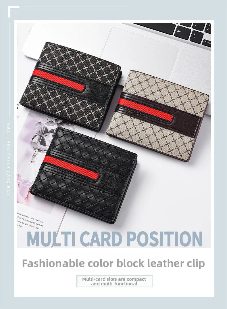 Slimmad Handvävd Läderplånbok för Män – Trendig, Smart & Lätt | Eurosane™ 2025