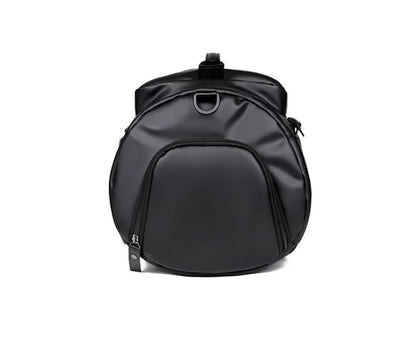 Gym Travel Backpack Versatile Faux Leather Bag for Men & Women Casual Outdoor Sports Shoulder Bags Fitness Weekender Duffel
