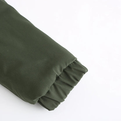 Dam vinterparka – Varm bomullskappa med avtagbar huva