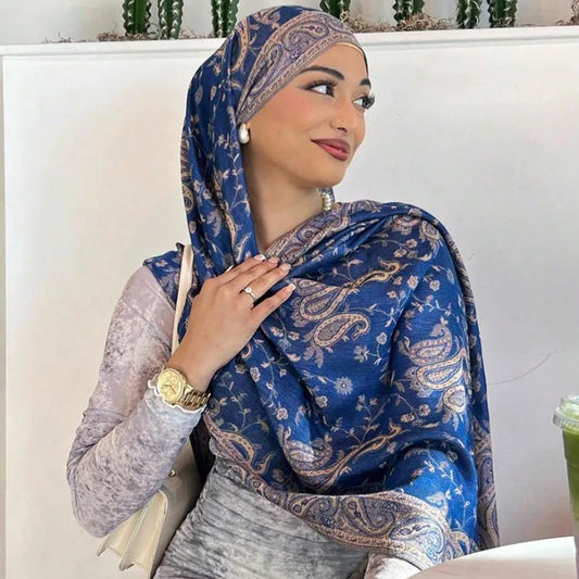 Pashmina Sjalsjal för Kvinnor – Höst & Vinter Hijab/Scarf