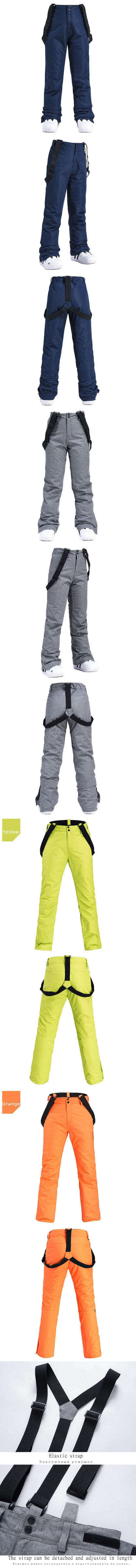 Men and Women Fashion Snow Suit, Winter Clothes Ski, Snow Ski Jacket and Pant Sets, Snowboarding Clothing, Unsex, -30 Warm