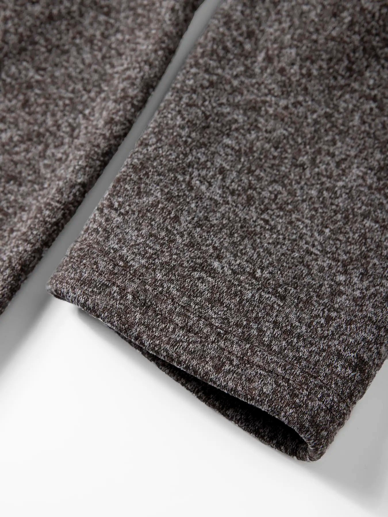 Herrjacka med huva – Stickad lång hoodiejacka för vår & höst