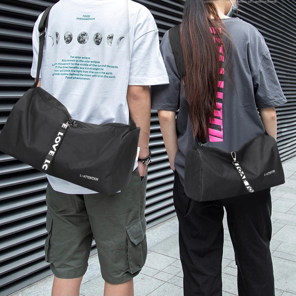 Portable Outdoor Fitness Gym Bags Multifunction Fashion Sport Gym Storage Bag 600D Nylon Adjustable Strap for Men Women