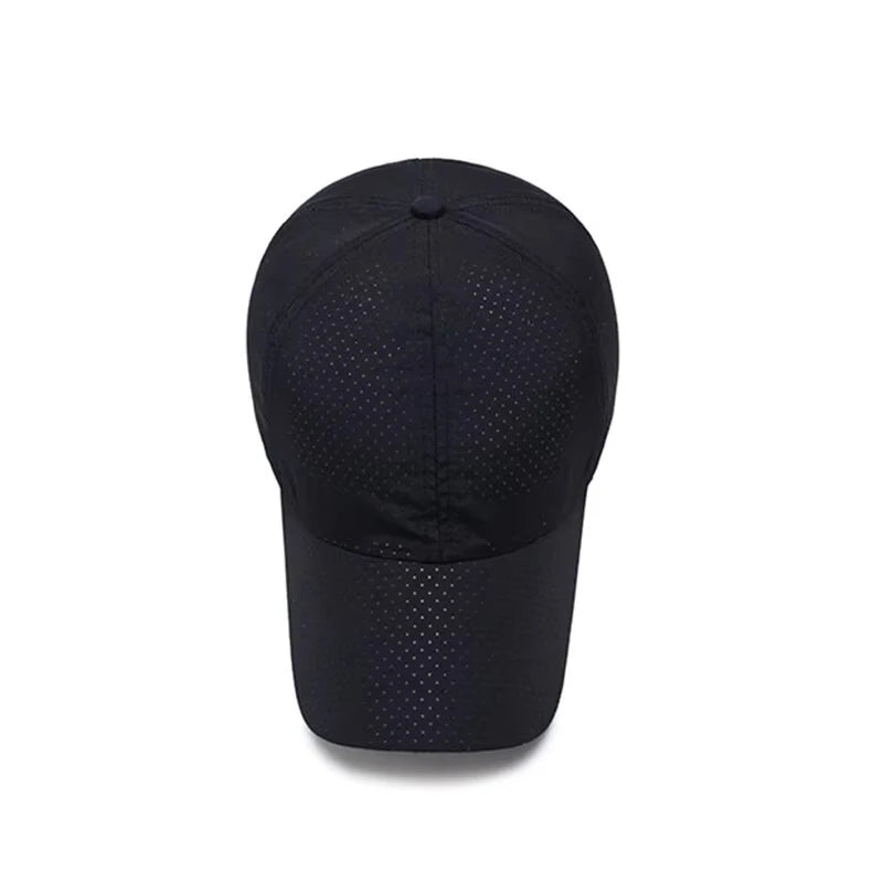 Hat Men Spring Summer Solid Color Mesh Cap Baseball Cap Women Autumn Korean Edition Sunscreen Hat Mesh Breathable Peaked Cap