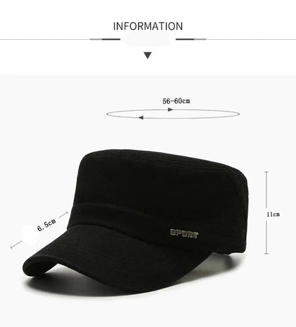 Herrkeps i Militärstil – Enkel, Stilren & Mångsidig