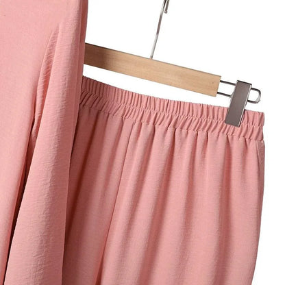 Elegant 2-delat Muslim Dress Set – Blus & Vida Byxor