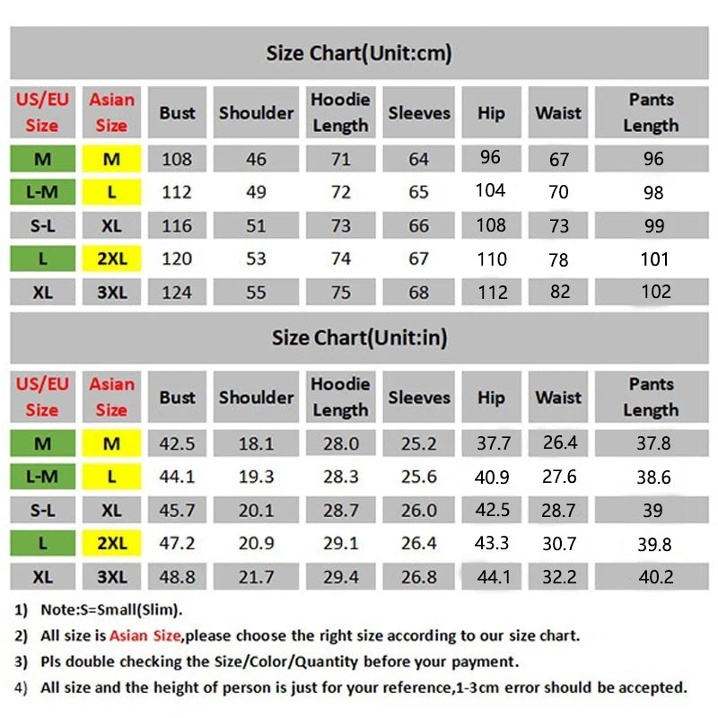 Herr tracksuit – 2-delad hoodie & byxor med print