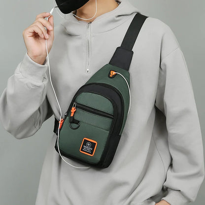 Herr Crossbody & Hiking Väska – Vattentät, Sportig & Multifunktionell | Eurosane™