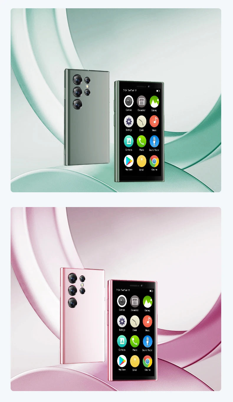 Free Smartwatch! SERVO S26 Super Small Smart Phone 3.0" Screen 2GB+16GB Android System Face Unlock WiFi 3G WCDMA Mini Smartphone