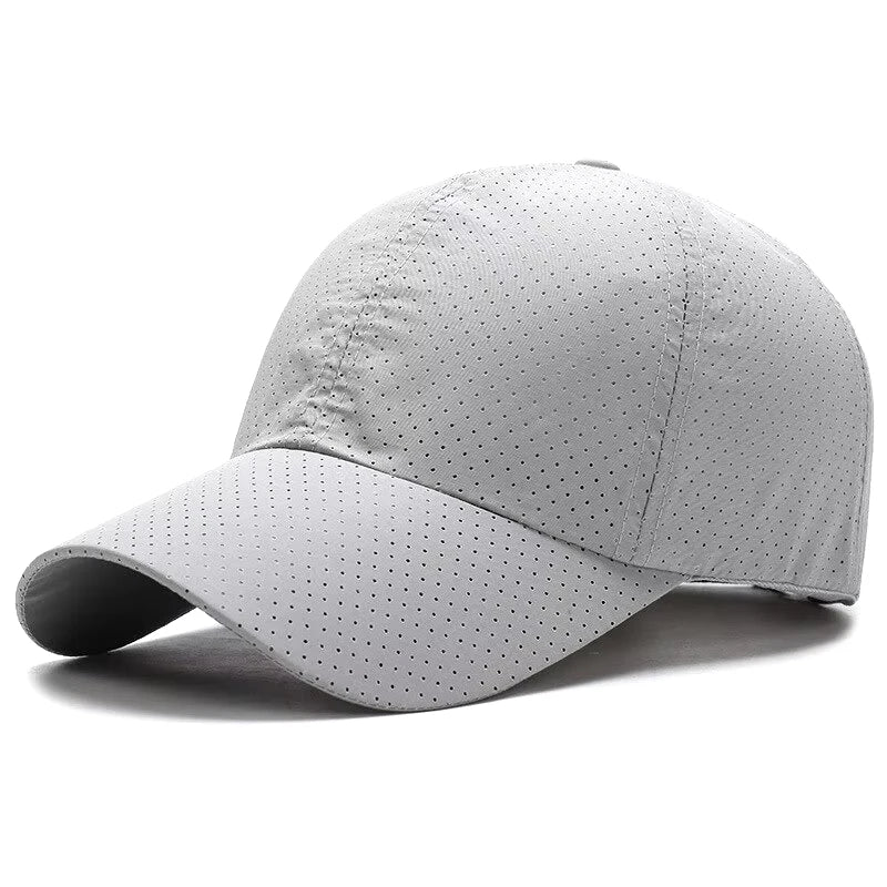 Hat Men Spring Summer Solid Color Mesh Cap Baseball Cap Women Autumn Korean Edition Sunscreen Hat Mesh Breathable Peaked Cap