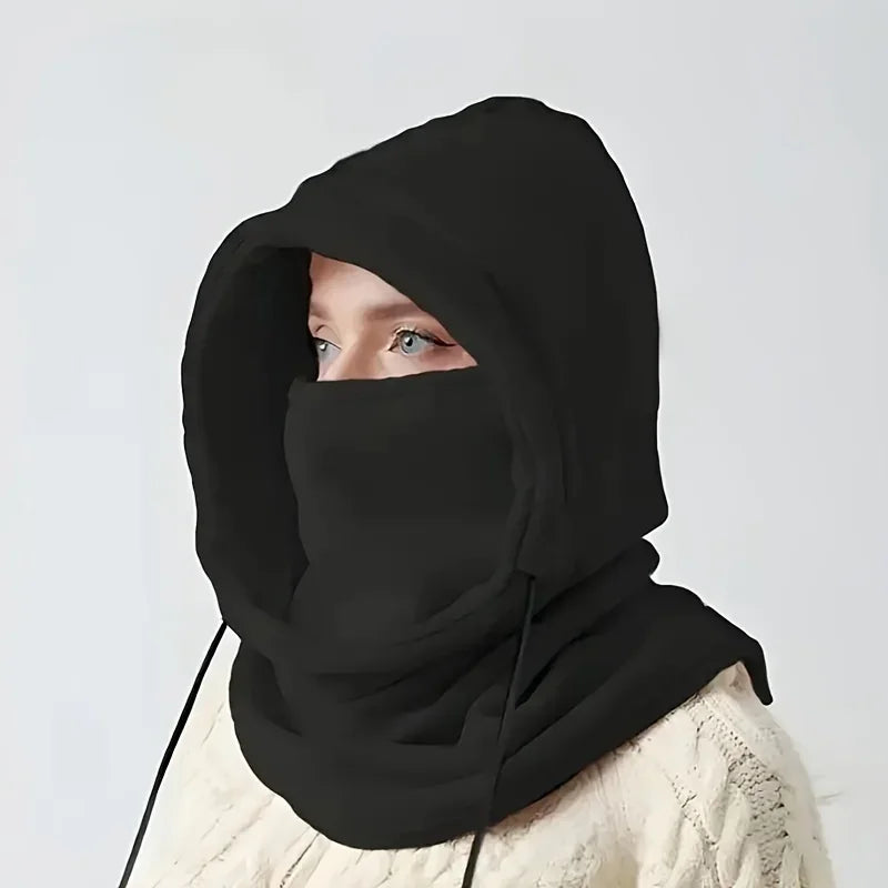 Unisex Balaklava Vinter – Stickad Huva & Vindskyddande Mask