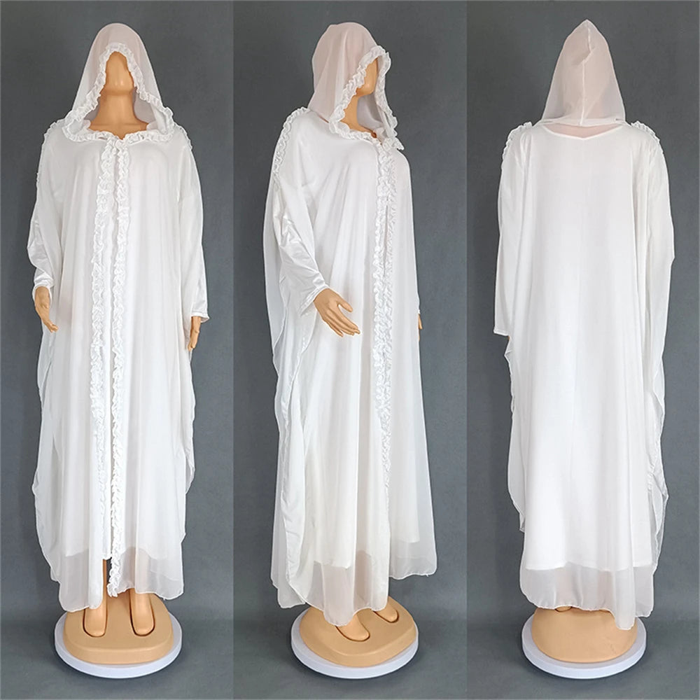 Khimar-klänning Abya – hel täckande