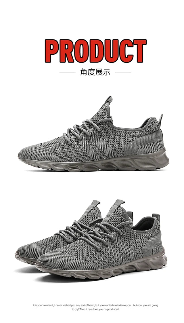 Lätta Herr Sneakers – Andningsbara Löparskor & Jogging