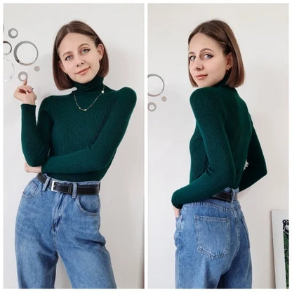 Heliar damtröja – Polokrage i mjuk stickad kashmir 2024