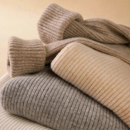 Heliar damtröja – Polokrage i mjuk stickad kashmir 2024