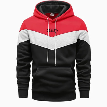 Herr tracksuit – Tricolor hoodie & byxor