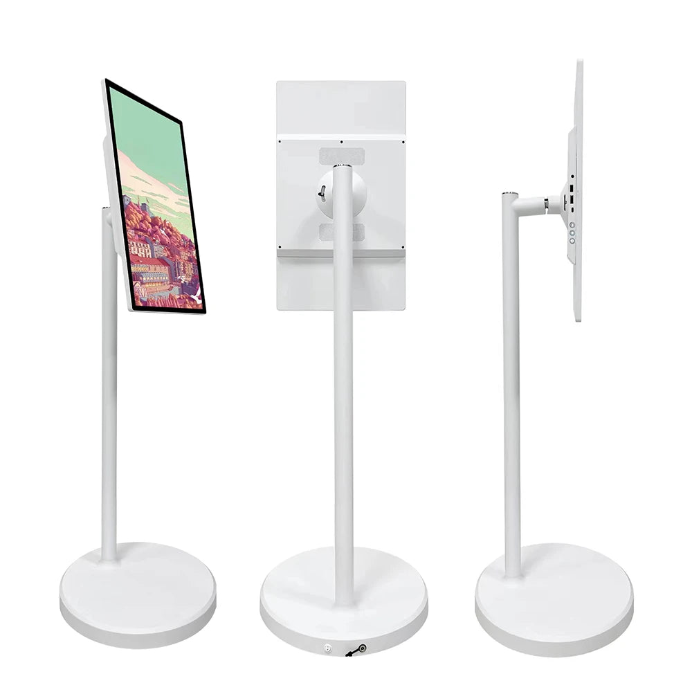 LCD Android OS Smart TV Unique Design Advertising Machine with Mobile Battery Smart Screen TV