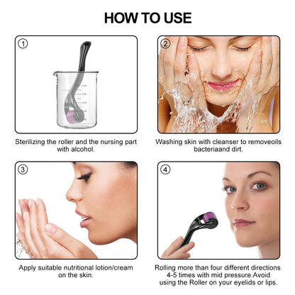 Micro-needling roller för hår- och skäggtillväxt