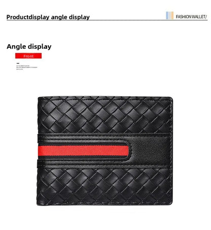 Slimmad Handvävd Läderplånbok för Män – Trendig, Smart & Lätt | Eurosane™ 2025