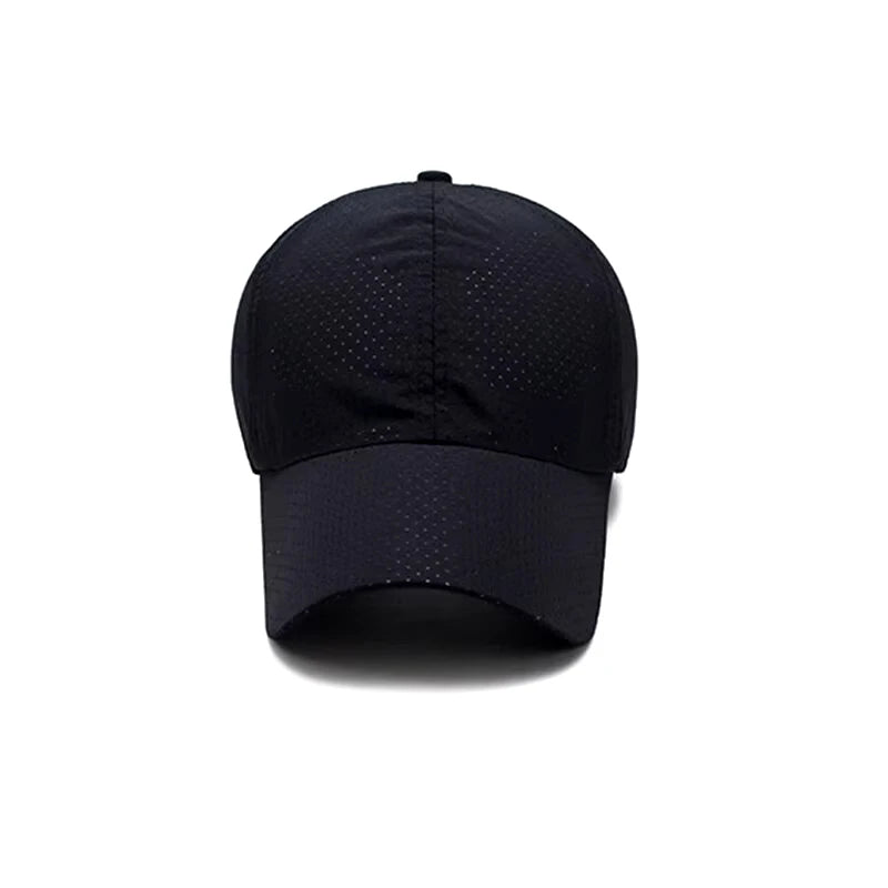 Hat Men Spring Summer Solid Color Mesh Cap Baseball Cap Women Autumn Korean Edition Sunscreen Hat Mesh Breathable Peaked Cap