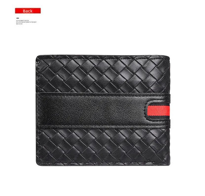 Slimmad Handvävd Läderplånbok för Män – Trendig, Smart & Lätt | Eurosane™ 2025