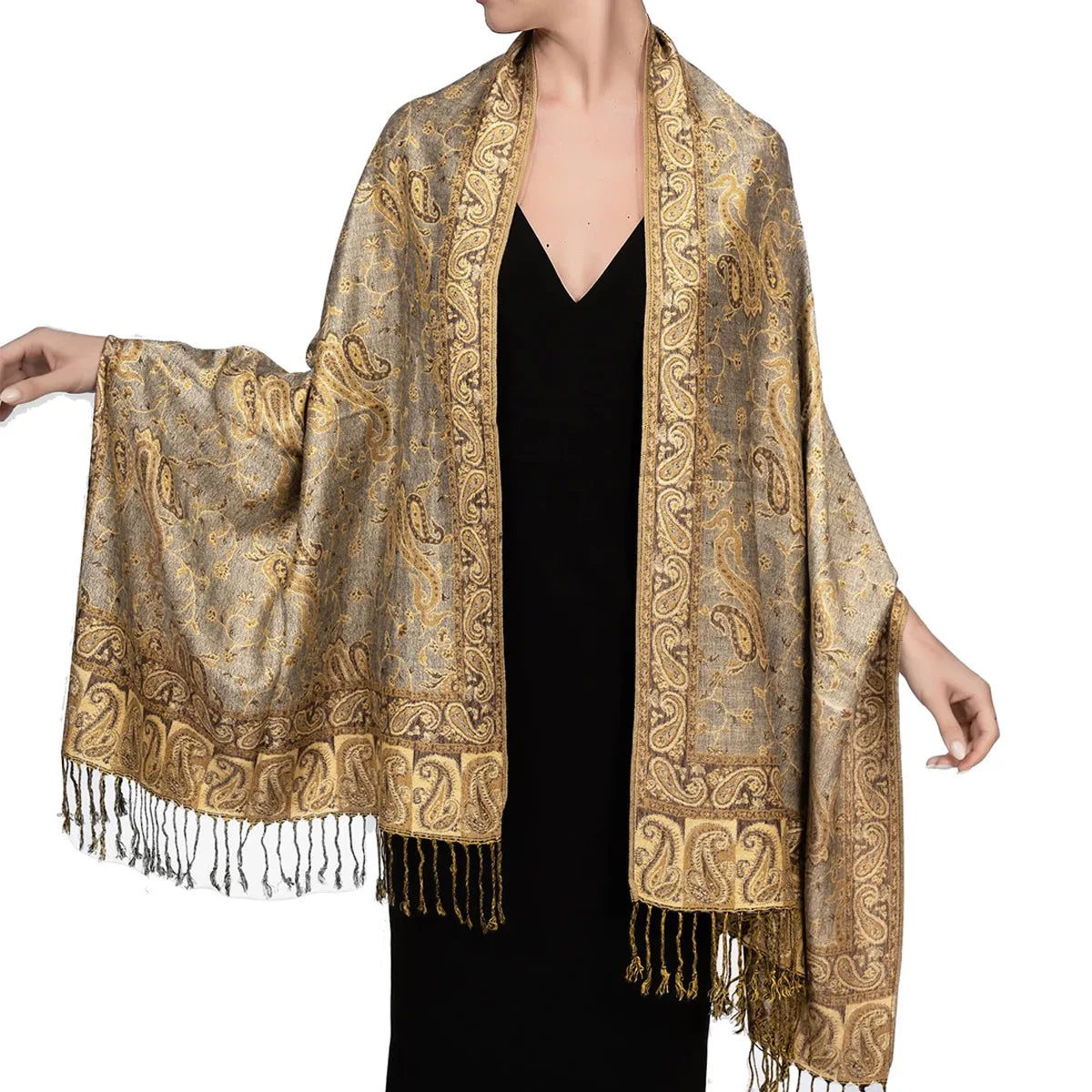 Pashmina Sjalsjal för Kvinnor – Höst & Vinter Hijab/Scarf