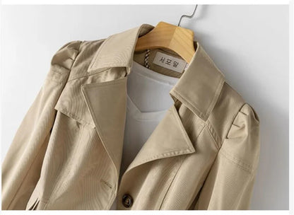 Damtrenchcoat – dubbelknäppt, midilång 2025