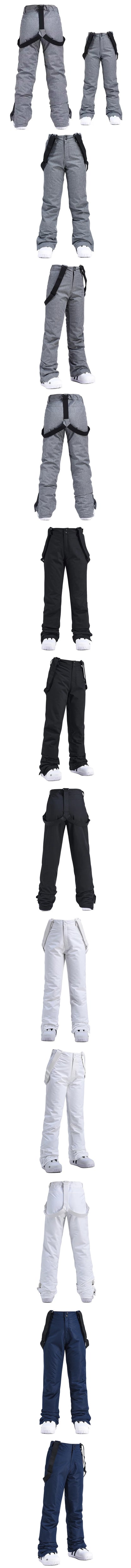 -35, Men and Women Snow Wear, Clothing for Snowboarding, Snow Ski Jacket and Pant Set, Snowboarding Clothing, Pure Color, Unsex