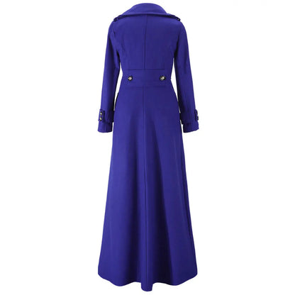 Long Wool Coat – Vintage Autumn & Winter Women’s Outwear