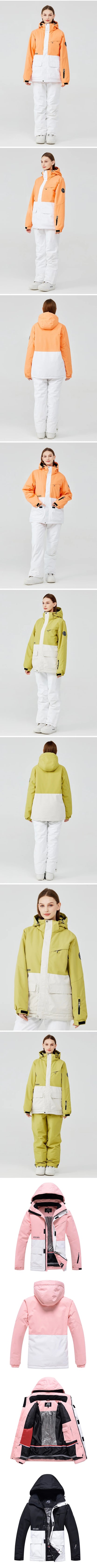 Men and Women Fashion Snow Suit, Winter Clothes Ski, Snow Ski Jacket and Pant Sets, Snowboarding Clothing, Unsex, -30 Warm