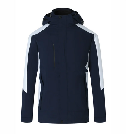 Thick coat jacket printing Detachable jacket embroidered logo Customized men's trendy outdoor assault suit Two piece jacket set