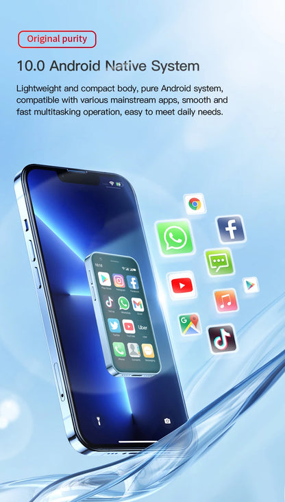 The smart phone in your pocket! SOYES XS16 3-inch Android 8.1 Mini Phone 4G Network Dual SIM Card 3+64G Memory with Play Store