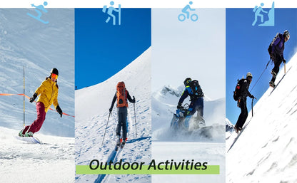 KEFITEVD 3 in1 Women's Winter Ski Jackets Fleece Warm Thermal Snow Waterproof Jacket Hiking Clothing Outdoor Windbreaker Coats