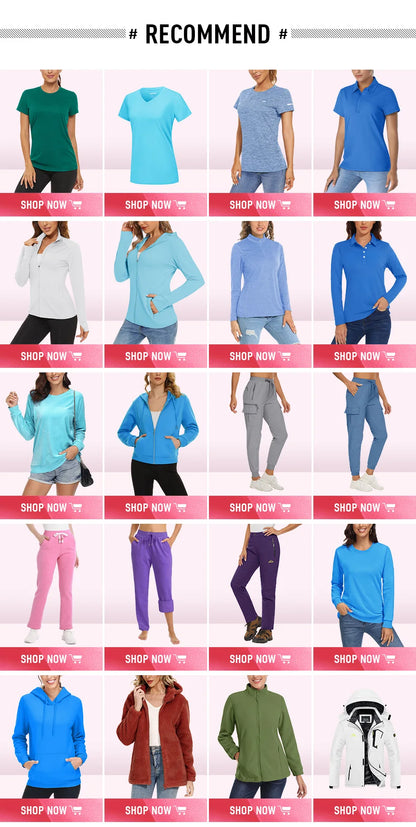 TACVASEN Winter Fleece Lined Hooded Parka Jacket Womens Ski Snowboard Warm Coats Waterproof 5 Zipper Pockets Windbreaker Outwear