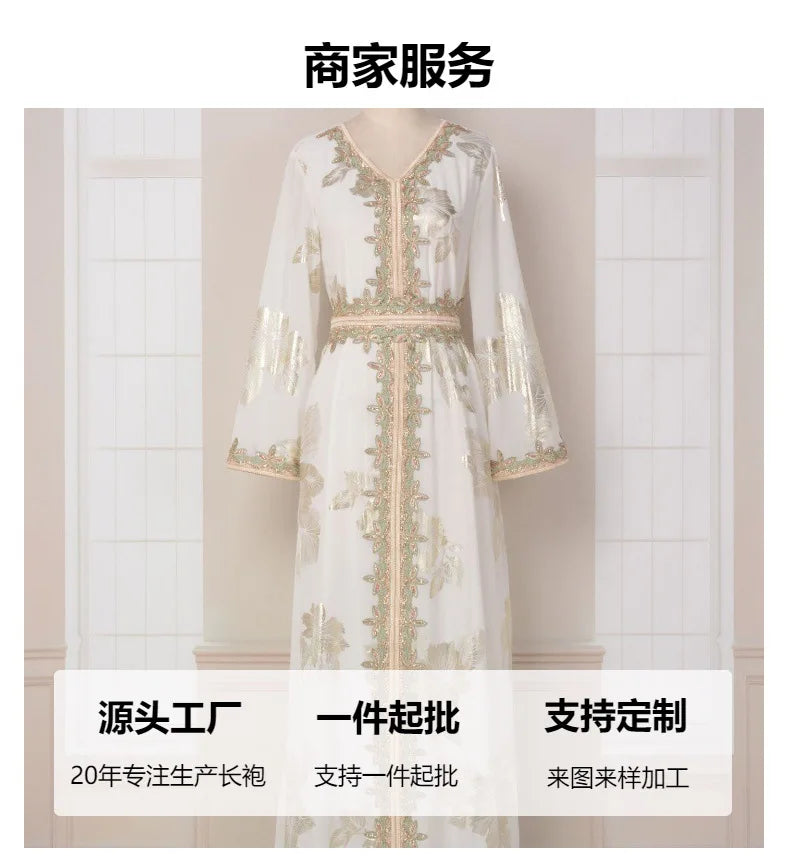 Turkisk och Arabisk abaya – Lång muslimsk klänning för kvinnor