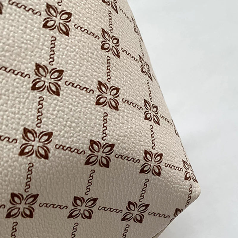 Dam Handväska – Stor Tote i Mjukt Läder med Accessoarer